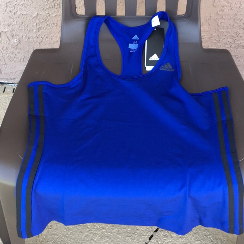 Adidas NWT Blue Medium sleeveless Tank Top